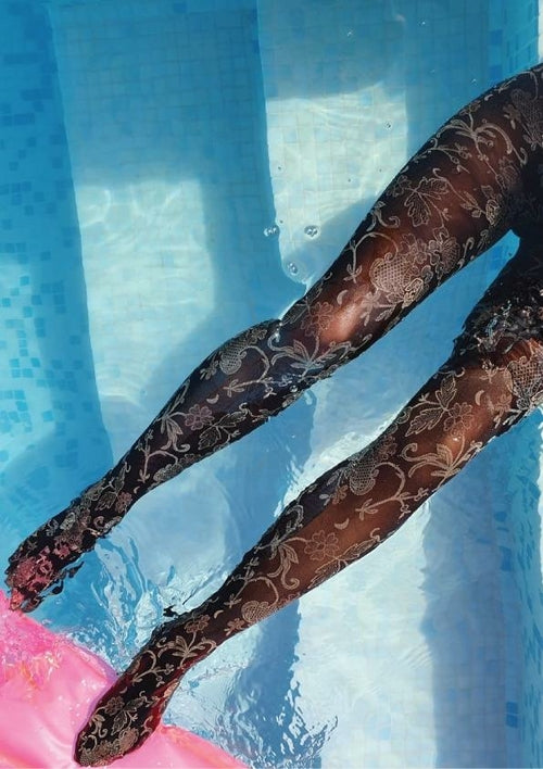 zwarte 60DEN panty voor dames DAISY